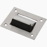 Legge retractable door stop - 75 x 54 x 13mm - stainless steel